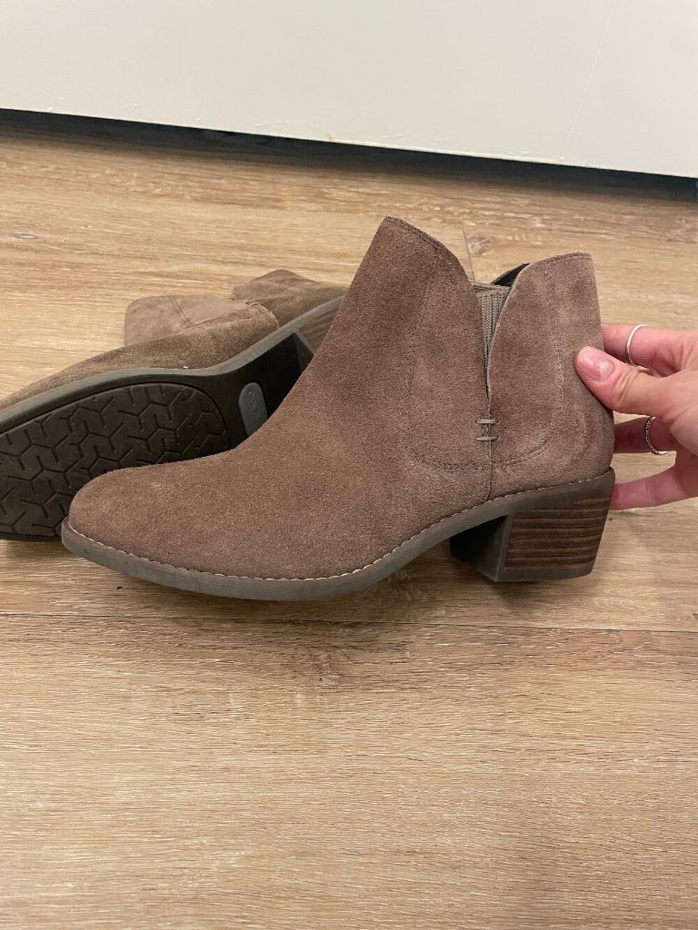 Brown Suede Ankle Boots